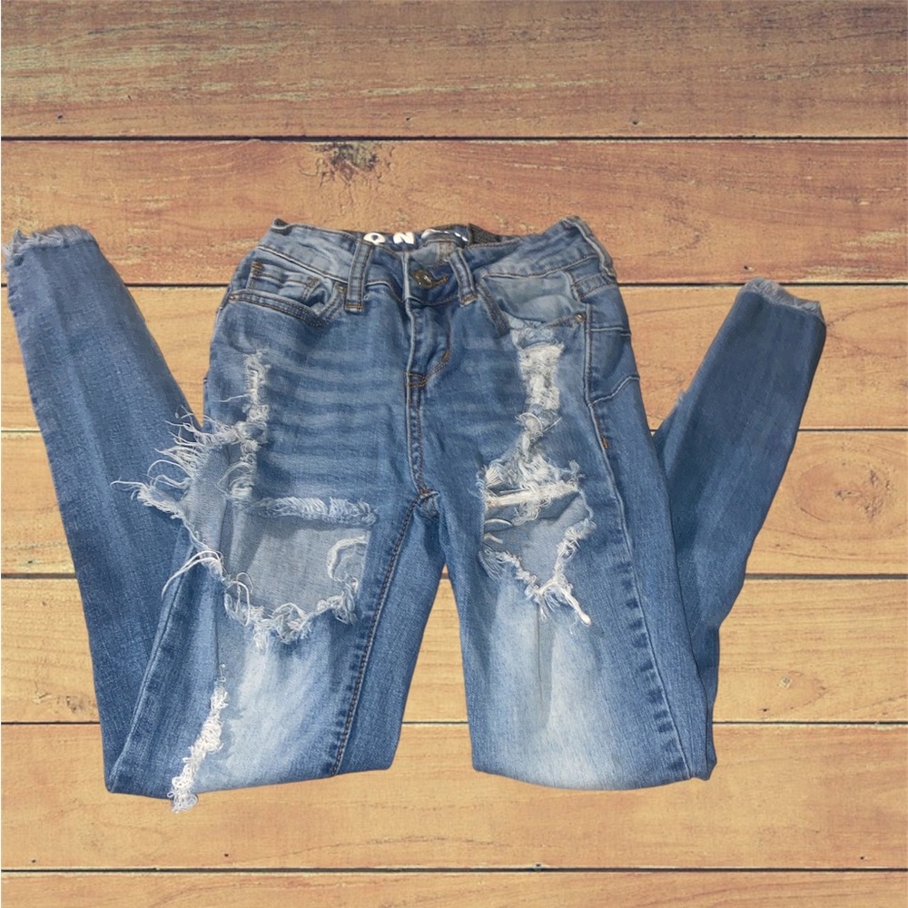 Ankle jeans, size 00